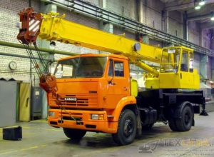 Аренда автокрана КАМАЗ 15 тонн
